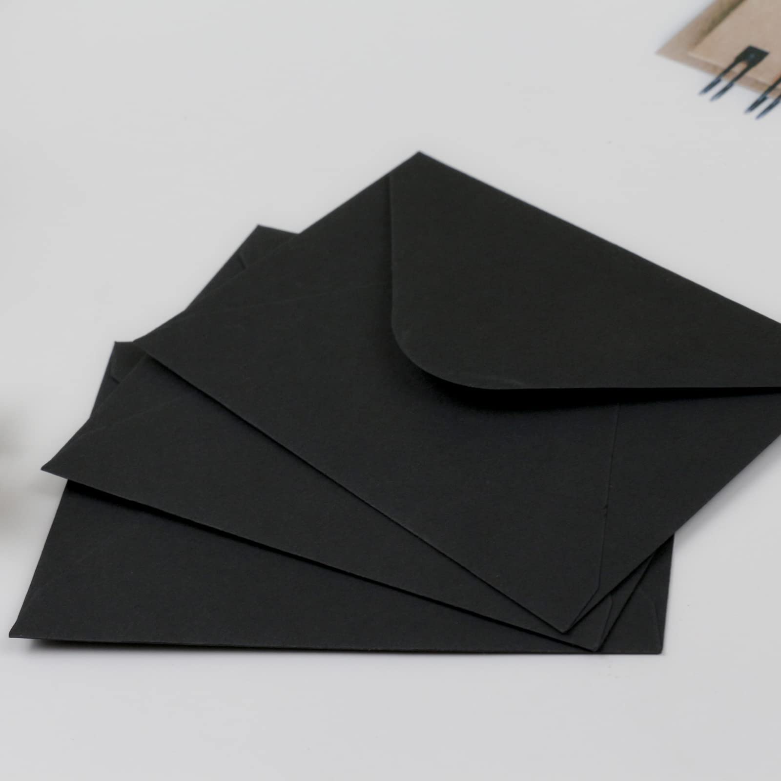 150 Pack Black Mini Gift Card Envelopes (4