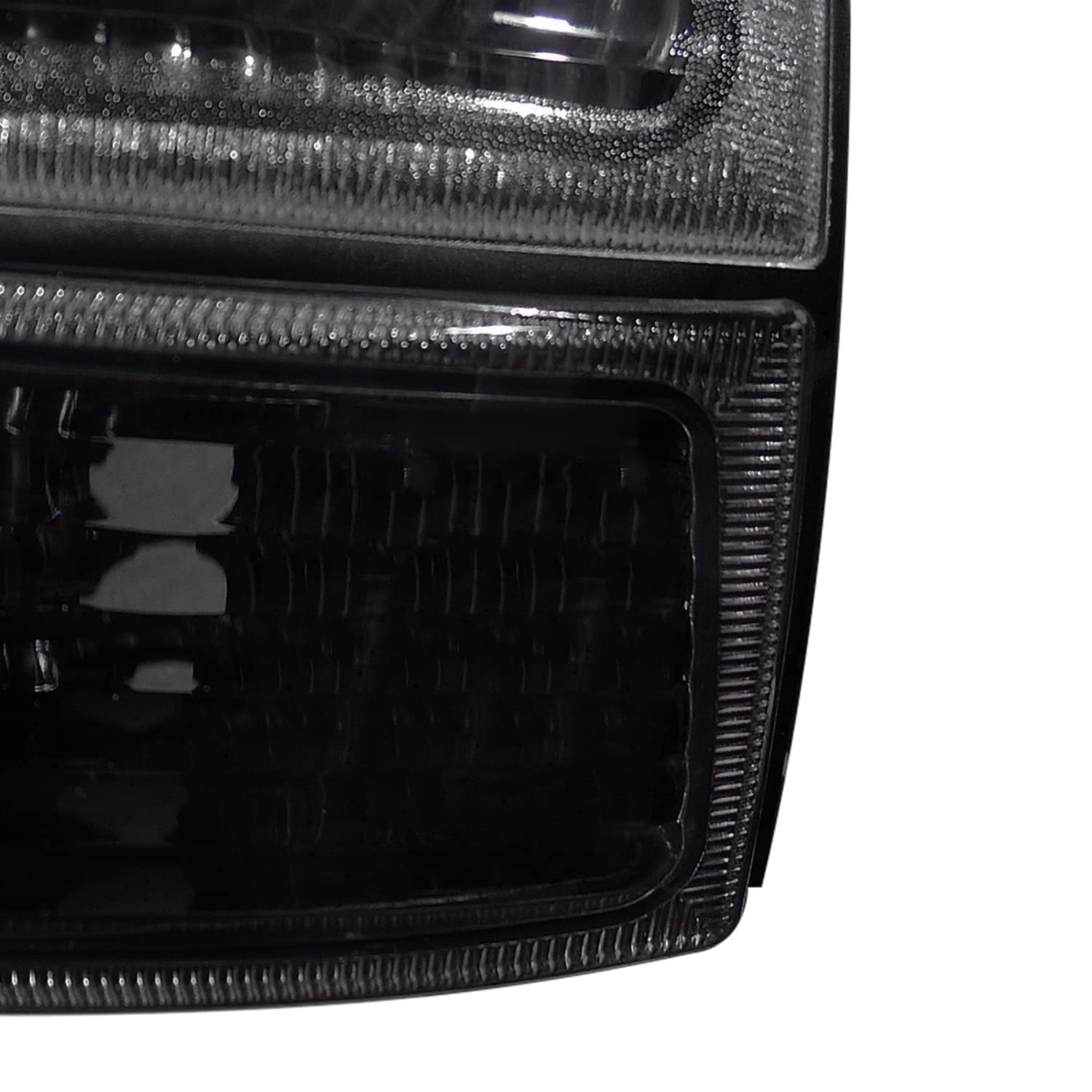 Spec-D Tuning Black LED Headlights & Corner Lights Pair for 1998-2000 Ford Ranger - Upgrade Replacement Assembly for Improved Night Visibility & Off-Road Driving