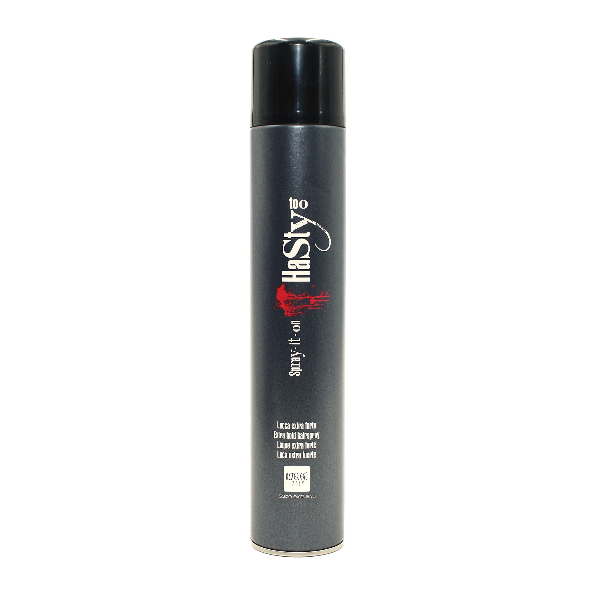 ALTER EGO Hasty Too Spray It On Extra Hold Hairspray 16.9 oz - Strong Hold Hair Spray for All Hair Types - Perfect for Volume, Curls & Updos - Salon Quality Hair Styling Spray