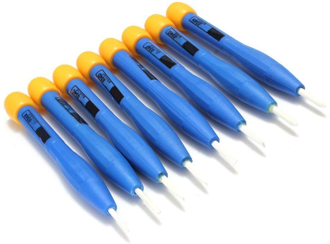 Yosoo 8-Piece Anti-Static Ceramic Screwdriver Set with Adjustable Frequency - Precision Home Repair & Electronics Maintenance Hand Tools for DIY Projects & Computer Assembly