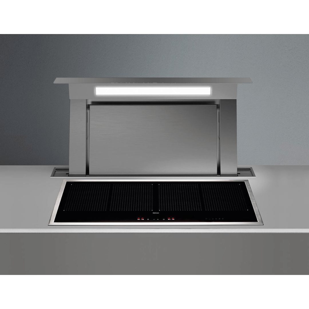 Falmec 36-inch Stainless Steel Down Draft Range Hood - Powerful Motor Included (FDDOW36T6SS) - Perfect for Modern Kitchens & Island Cooktops