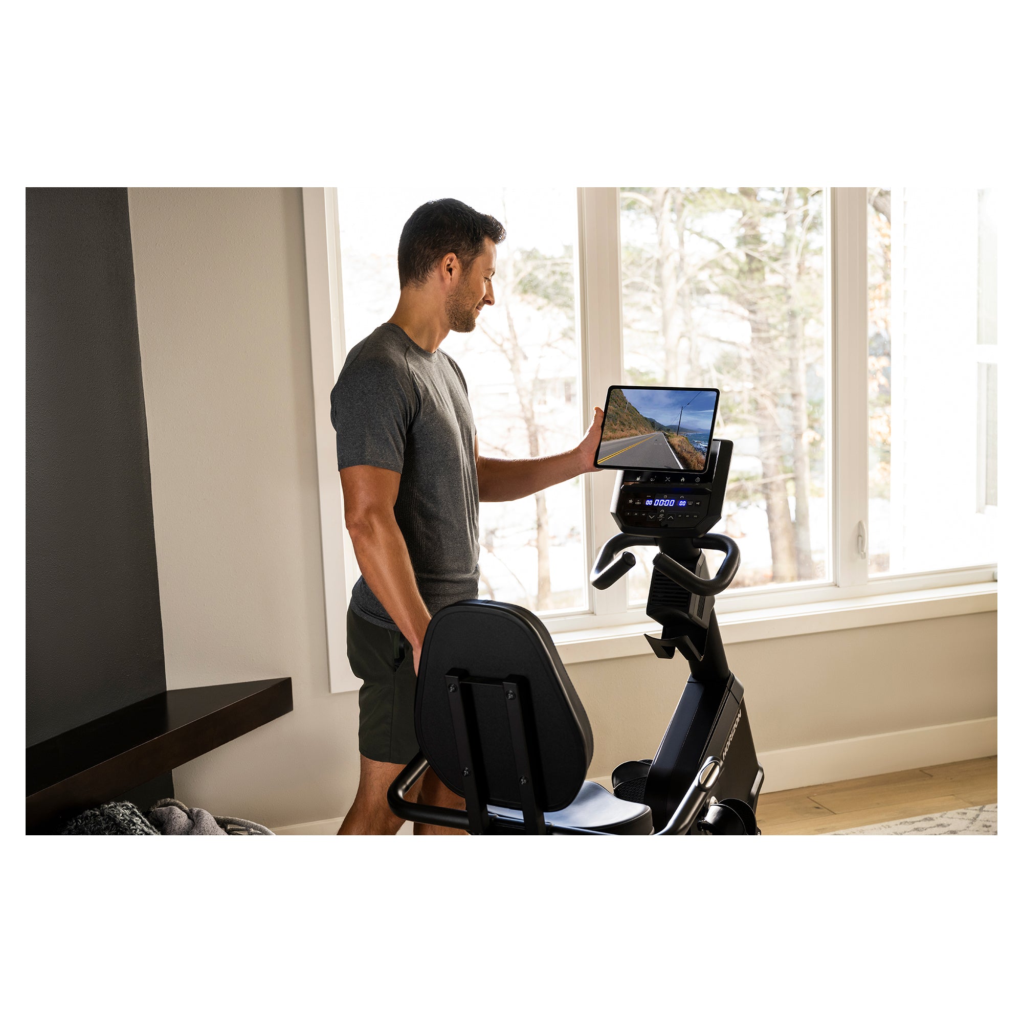 5.0R 21 Recumbent Exercise Bike for Home Gym - Low Impact Workout Machine with Adjustable Seat & LCD Display - Perfect for Seniors, Physical Therapy & Indoor Cycling Training