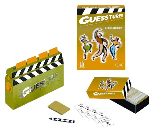 Bible Edition Guesstures by Cactus Games - Fun Christian Party Game for Family Gatherings & Youth Group Activities