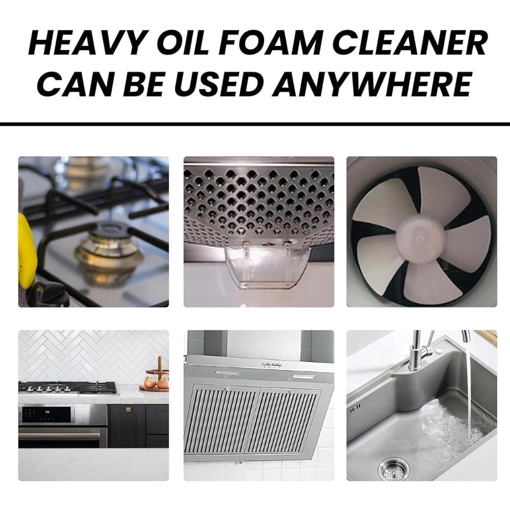 **KCRPM Splash Spray Multi-Purpose Cleaner – Foam Spray Tablets & Spray Bottle for Oven, Kitchen, Countertops – Powerful Degreaser & Stain Remover – Ideal for Home, Restaurant, and Commercial Use**