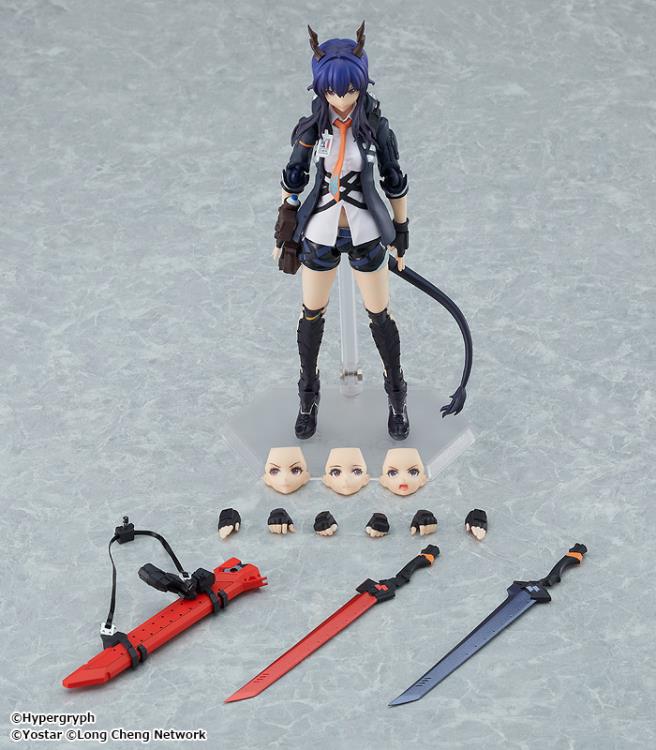 Figma #525 Ch'en Arknights Action Figure - Collectible Anime Character Model for Fans & Gamers - Perfect for Display, Cosplay, and Gaming Enthusiasts