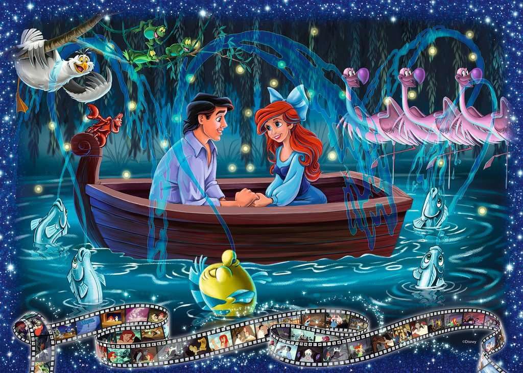 Ravensburger Disney The Little Mermaid 1000-Piece Adult Jigsaw Puzzle (19745) – Perfect for Family Game Nights, Relaxation & Home Decor