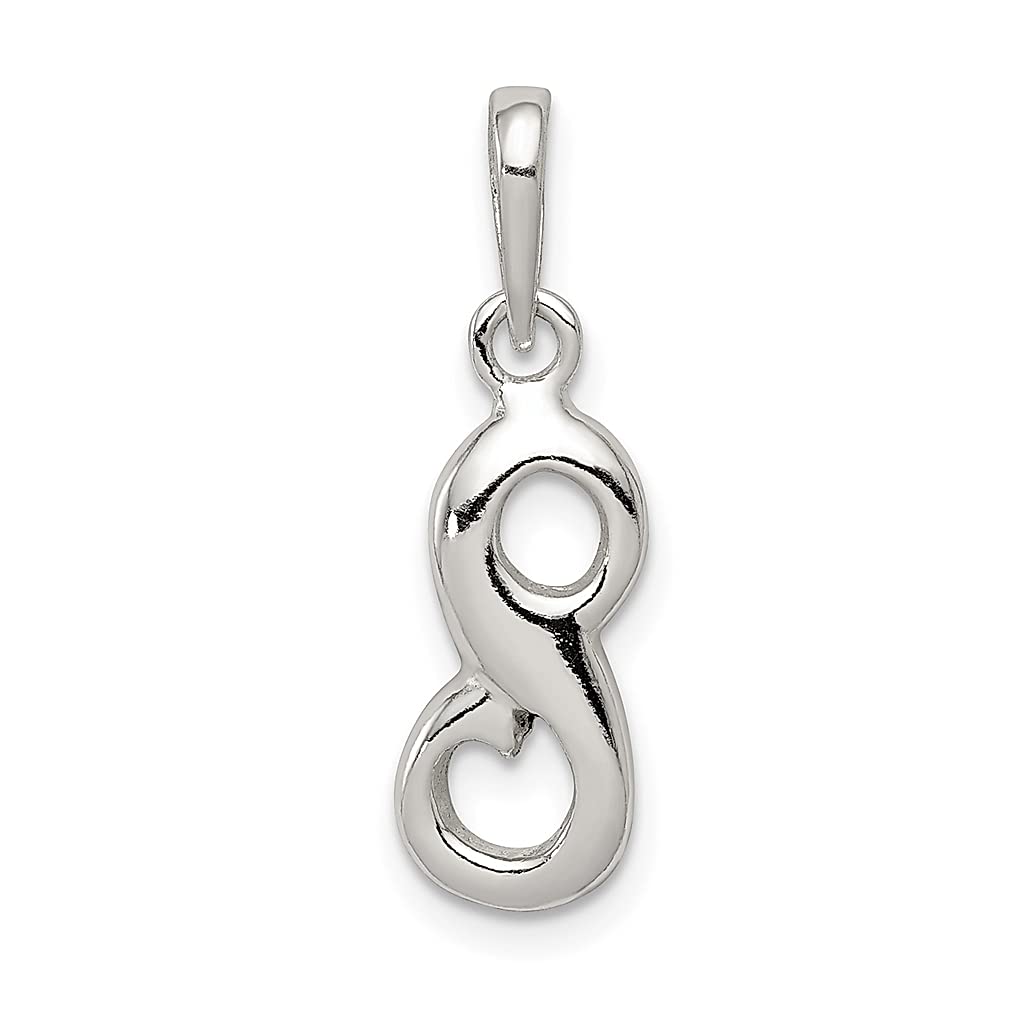ICE CARATS 925 Sterling Silver Initial Pendant Charm Necklace - Personalized Letter Necklace for Women, Gift for Her | Perfect for Birthdays, Anniversaries & Everyday Elegance