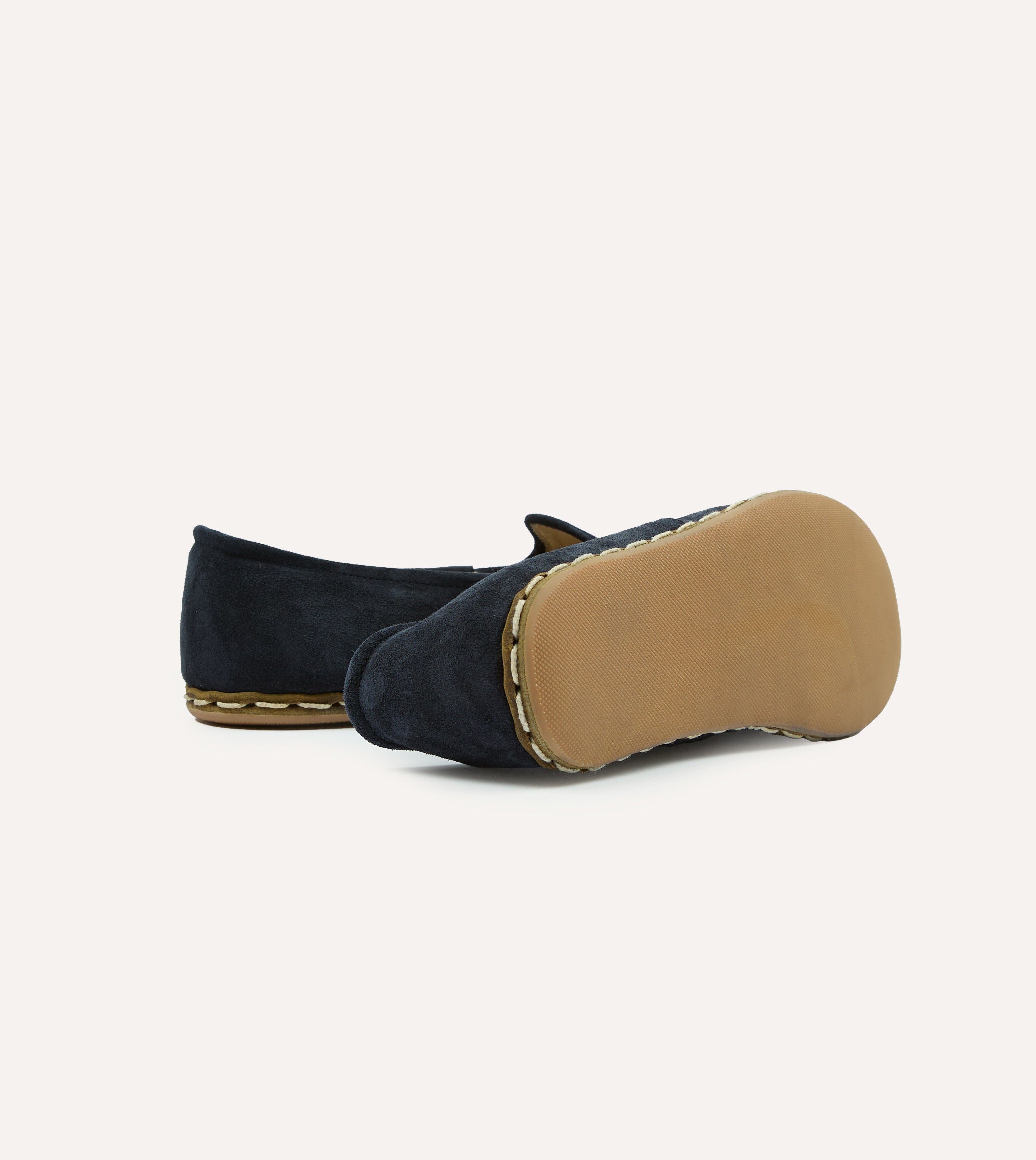 Sabah Oxford Navy Suede Shoes - Classic Men's Casual Loafers for Business & Travel | Comfortable Slip-On Shoes for Office, Walking & Daily Wear