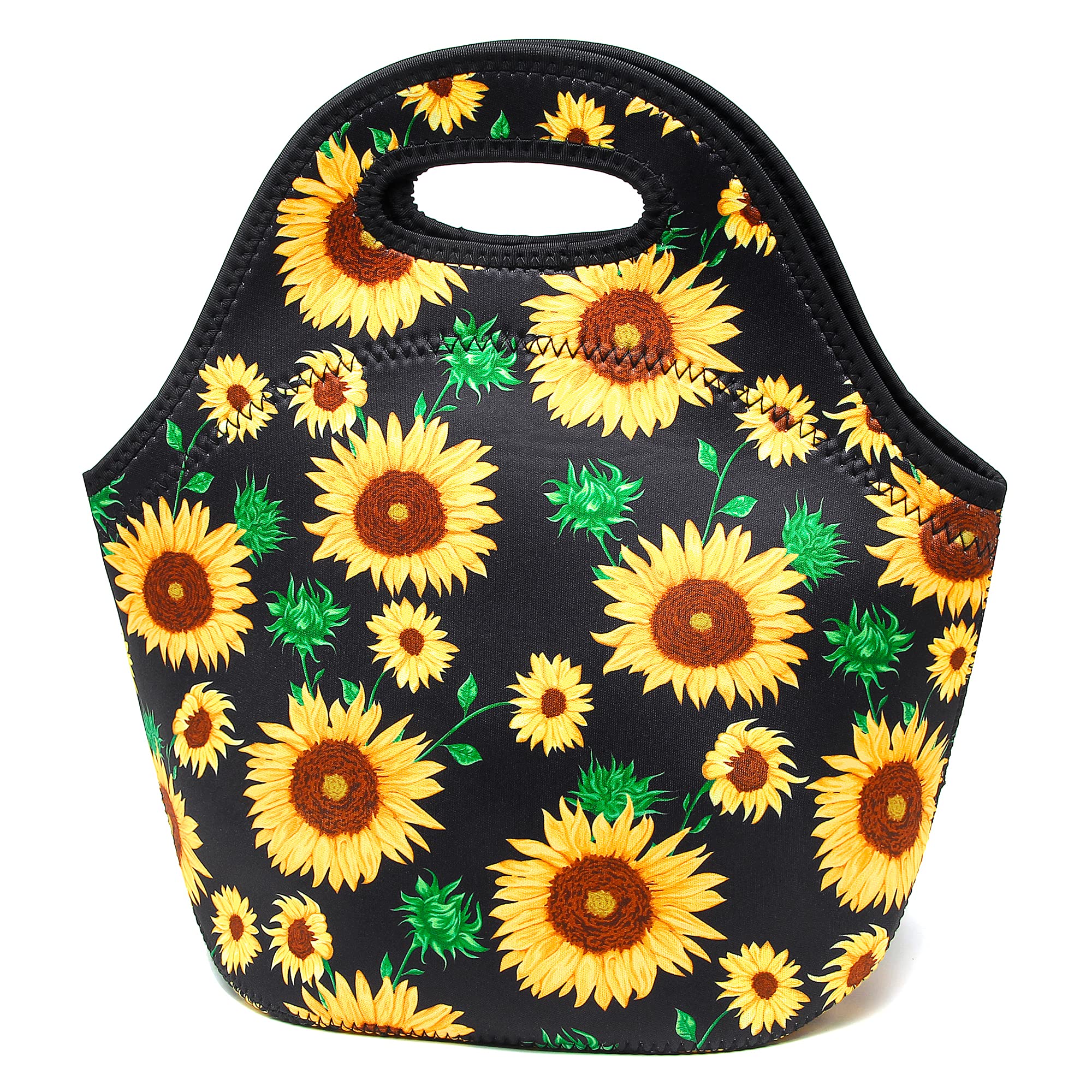 Insulated Neoprene Lunch Bag for Women & Men - Lightweight, Washable Lunch Tote for Work, School, Picnic & Meal Prep - BPA-Free Food Container Box | Perfect for Office, Travel & Outdoor Activities