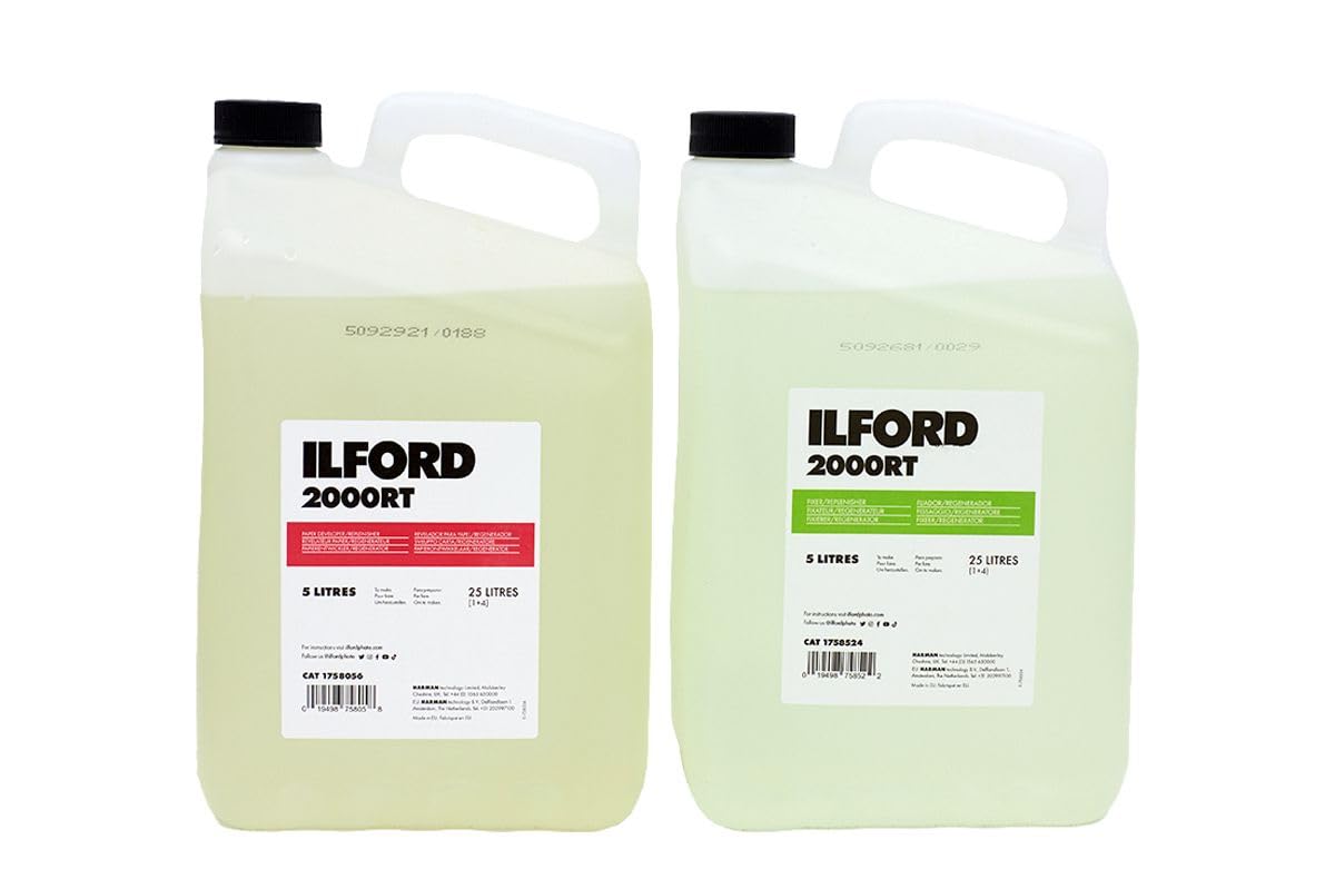Ilford 2000 RT Paper Developer & Replenisher - 5 Liter for Black & White Photo Printing | Darkroom Chemical Solution for Professional Photographers & Film Enthusiasts