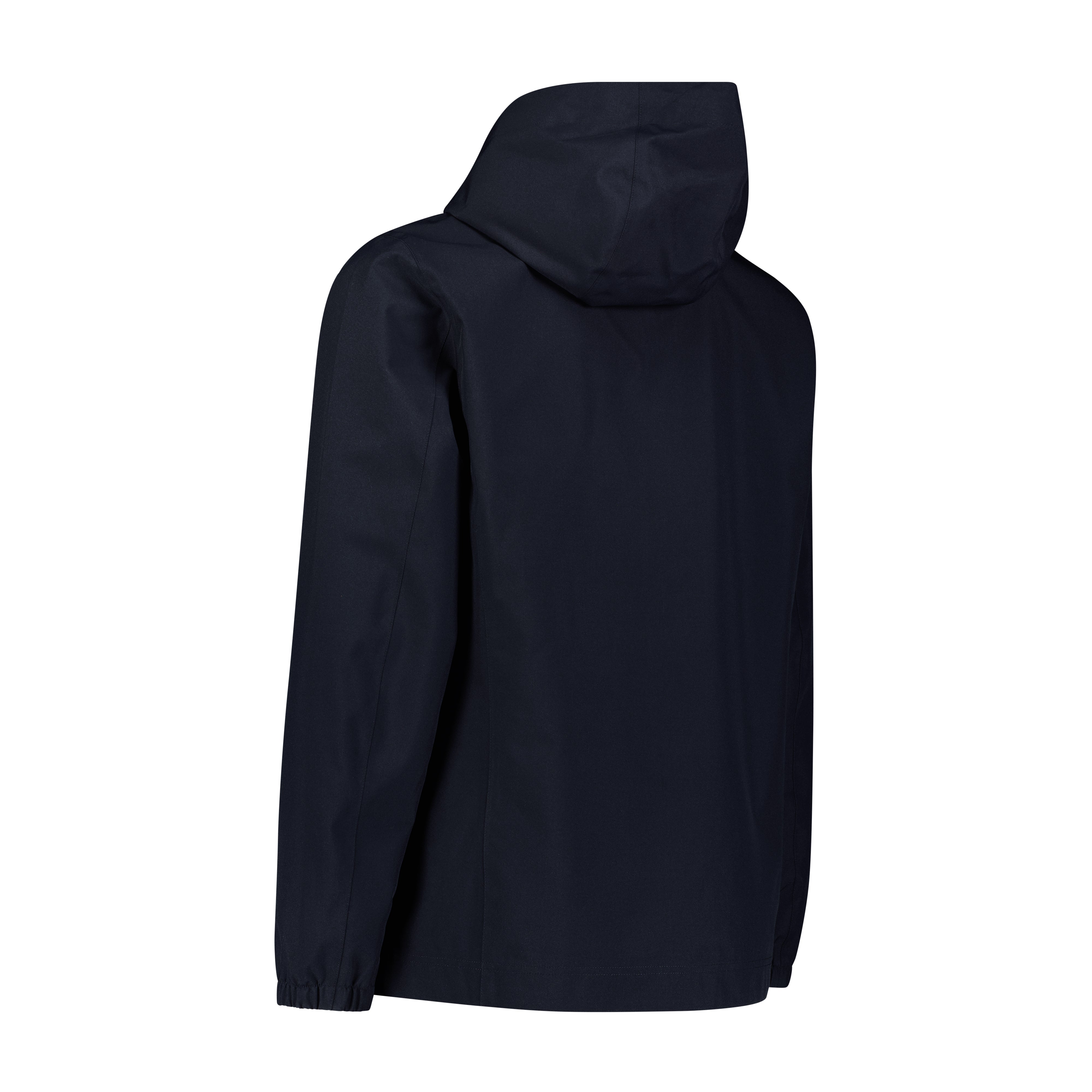 Waterproof Rain Jacket for Men & Women - Lightweight Windbreaker with Hood - Black Outdoor Raincoat for Hiking, Camping & Travel