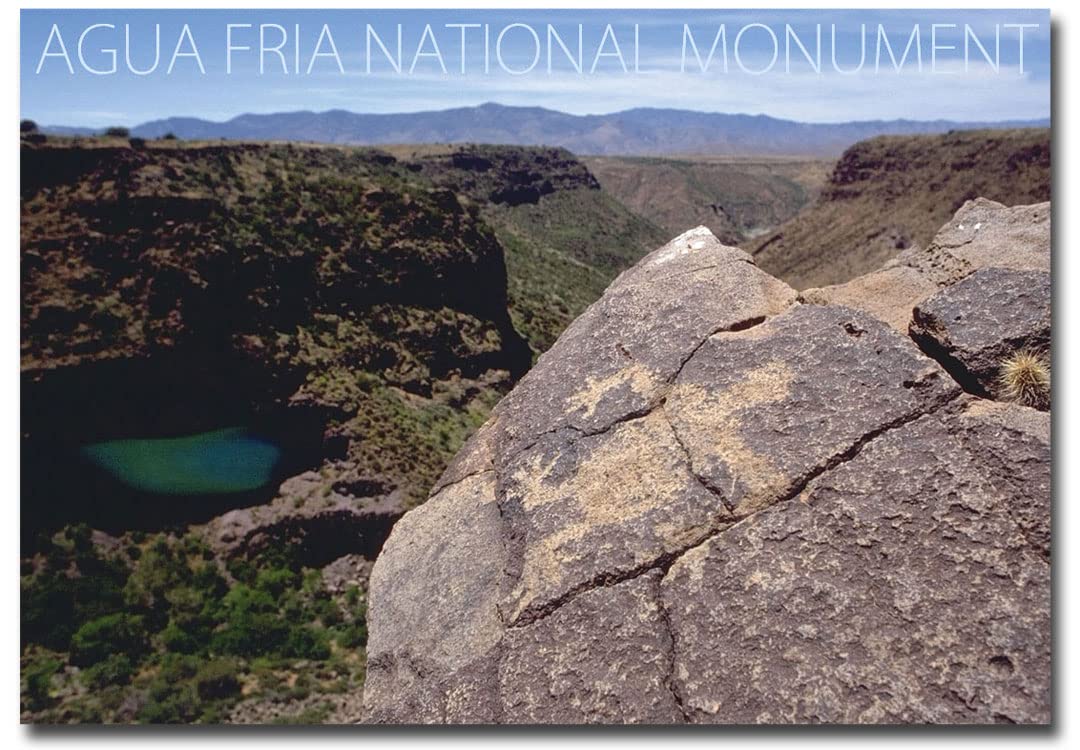 Arizona Agua Fria National Monument Souvenir Fridge Magnet - 2.5