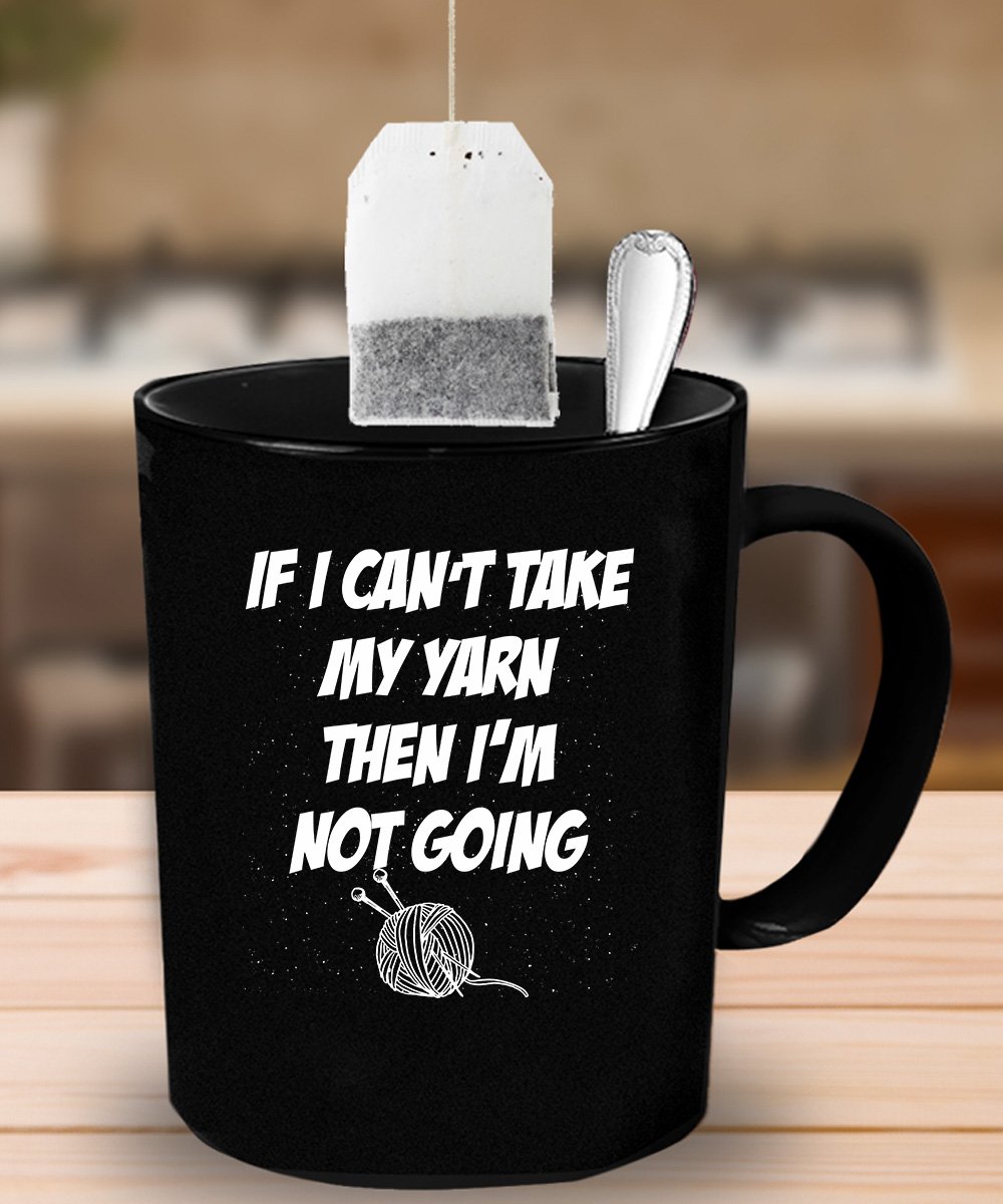 11 oz Knitting Coffee Mug - Funny Gift for Knitters - Perfect for Tea, Coffee & Crafting Enthusiasts