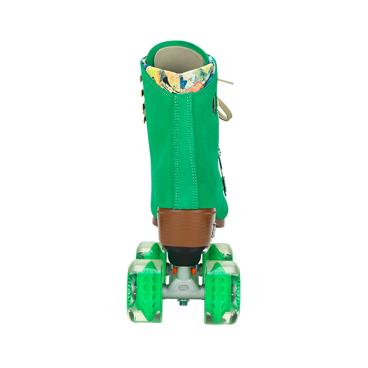 Moxi Lolly Roller Skates - Green Apple Color | Premium Quad Skates for Women & Girls | Perfect for Outdoor Skating, Rink, Park & Fitness