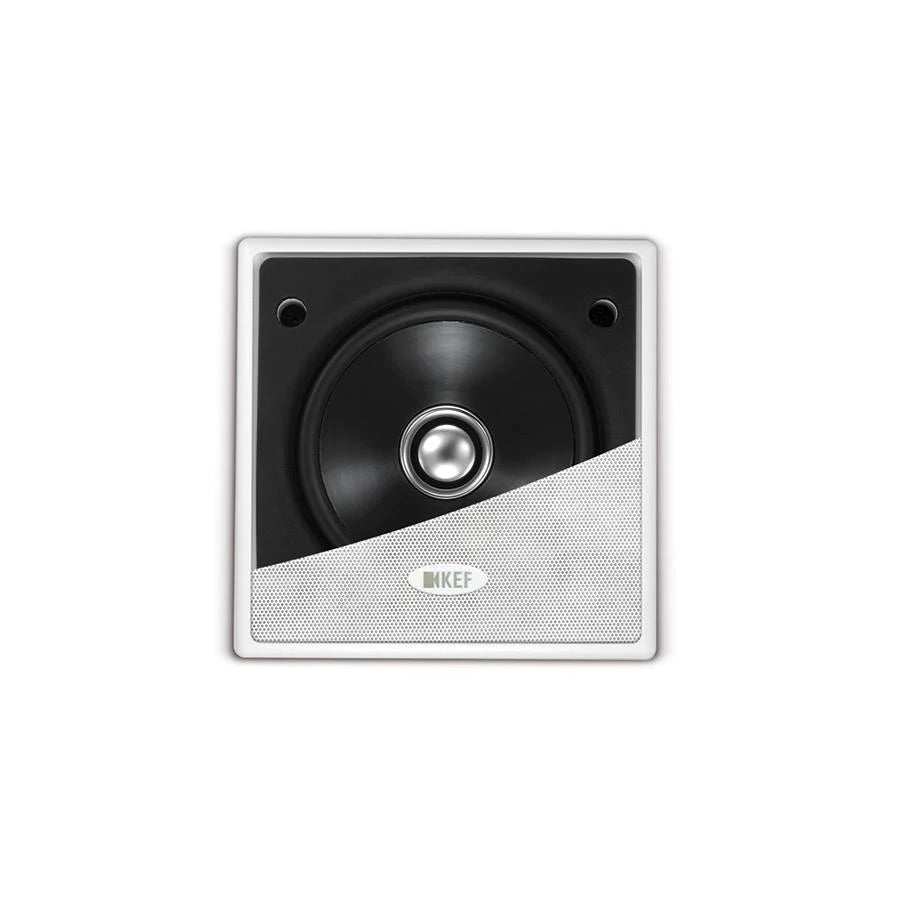 KEF Ci100QS 4-Inch In-Wall Speaker - High Performance Home Theater & Surround Sound System for Living Room, Bedroom & Office