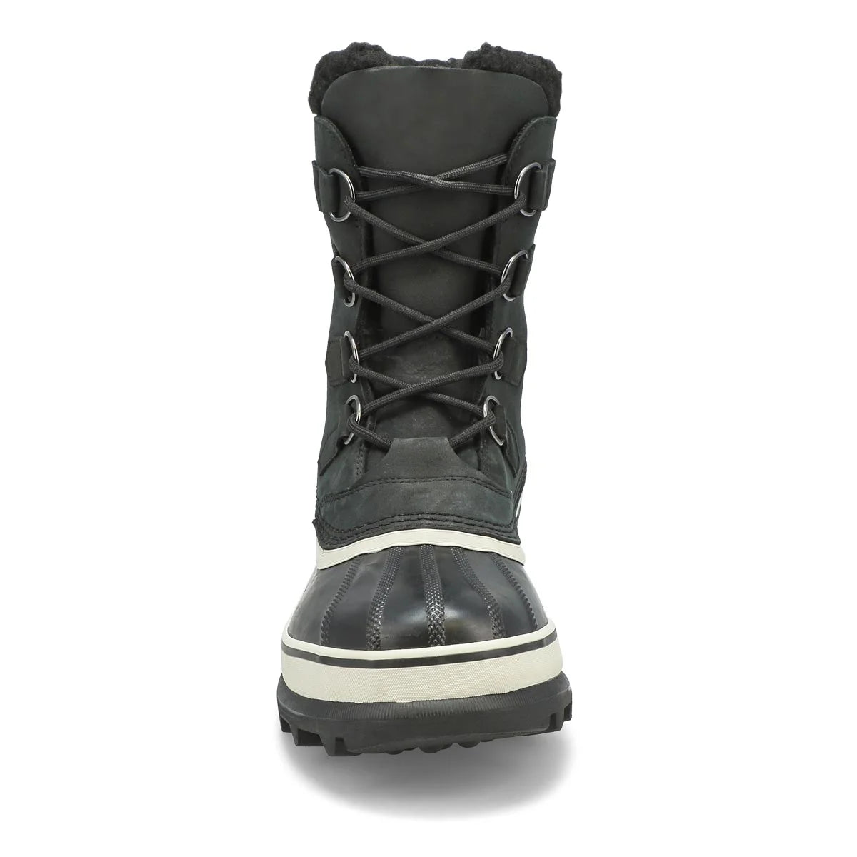 Sorel Caribou Black Men's Winter Boots - Waterproof Snow Boots for Hiking & Outdoor Activities in Cold Weather