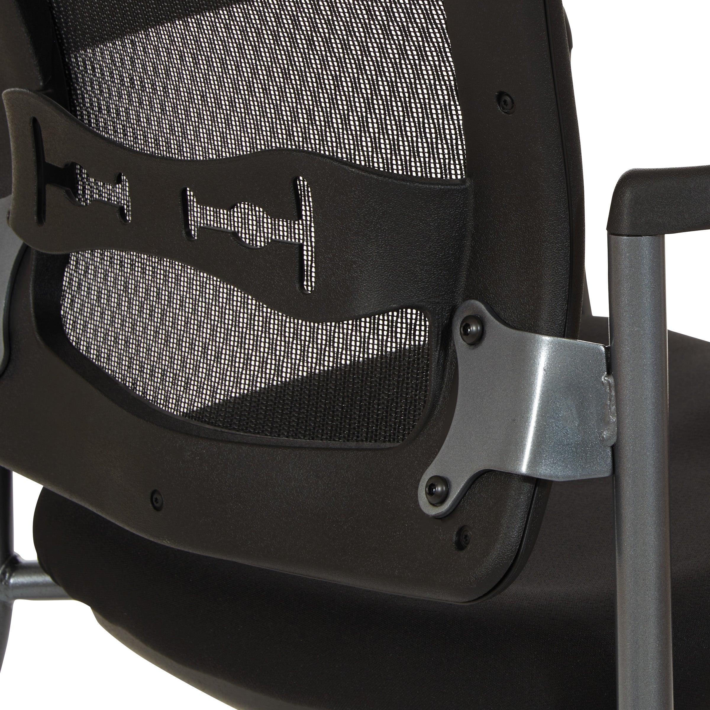 Pro Line II™ Titanium Mesh Office Chair with ProGrid® Back Support - Ergonomic Visitor Armchair for Home & Office [84540 30] - Perfect for Conference Rooms, Waiting Areas, and Workspaces