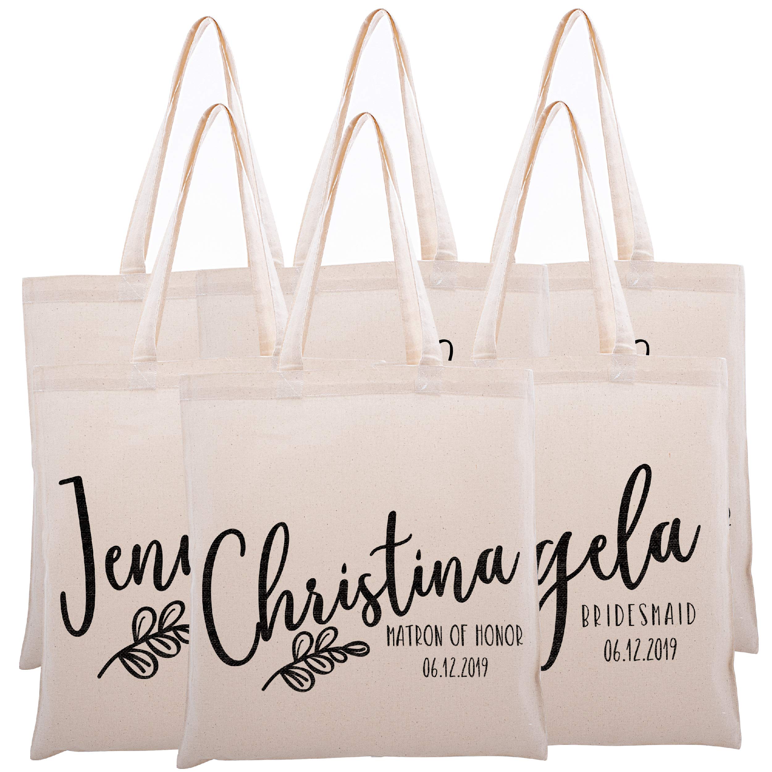 Custom Bachelorette Party Tote Bag - Personalized Bridal Shower Gift for Bride & Bridesmaids - Perfect for Beach Trips, Wine Tours & Girls' Getaways