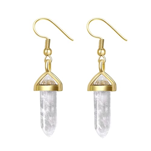Clear quartz-Gold