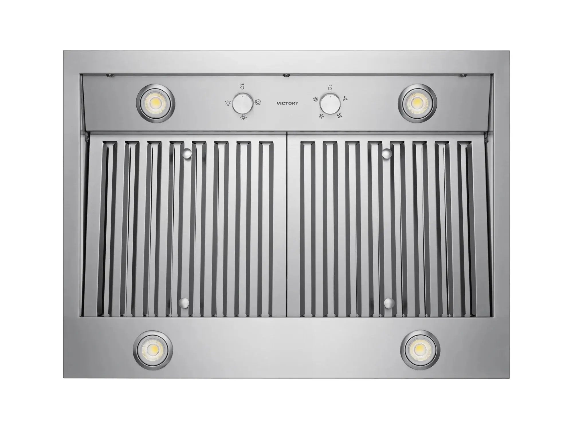 VICTORY Twister 750 CFM Stainless Steel Wall Mount Range Hood - Powerful Kitchen Ventilation for Cooking, Grilling & Smoke Removal