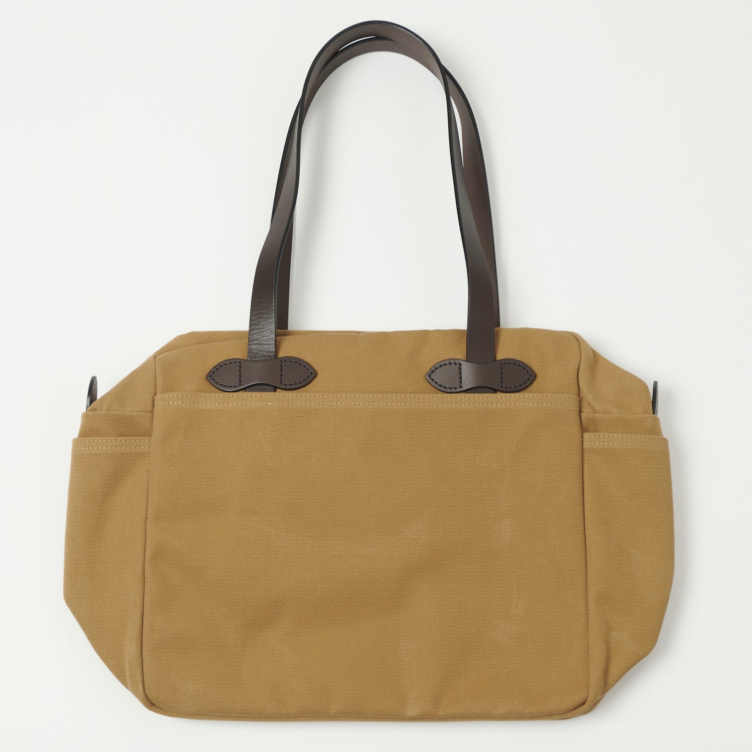 Filson Rugged Twill Zippered Tote Bag in Tan - Durable Work & Travel Tote for Professionals & Outdoor Enthusiasts