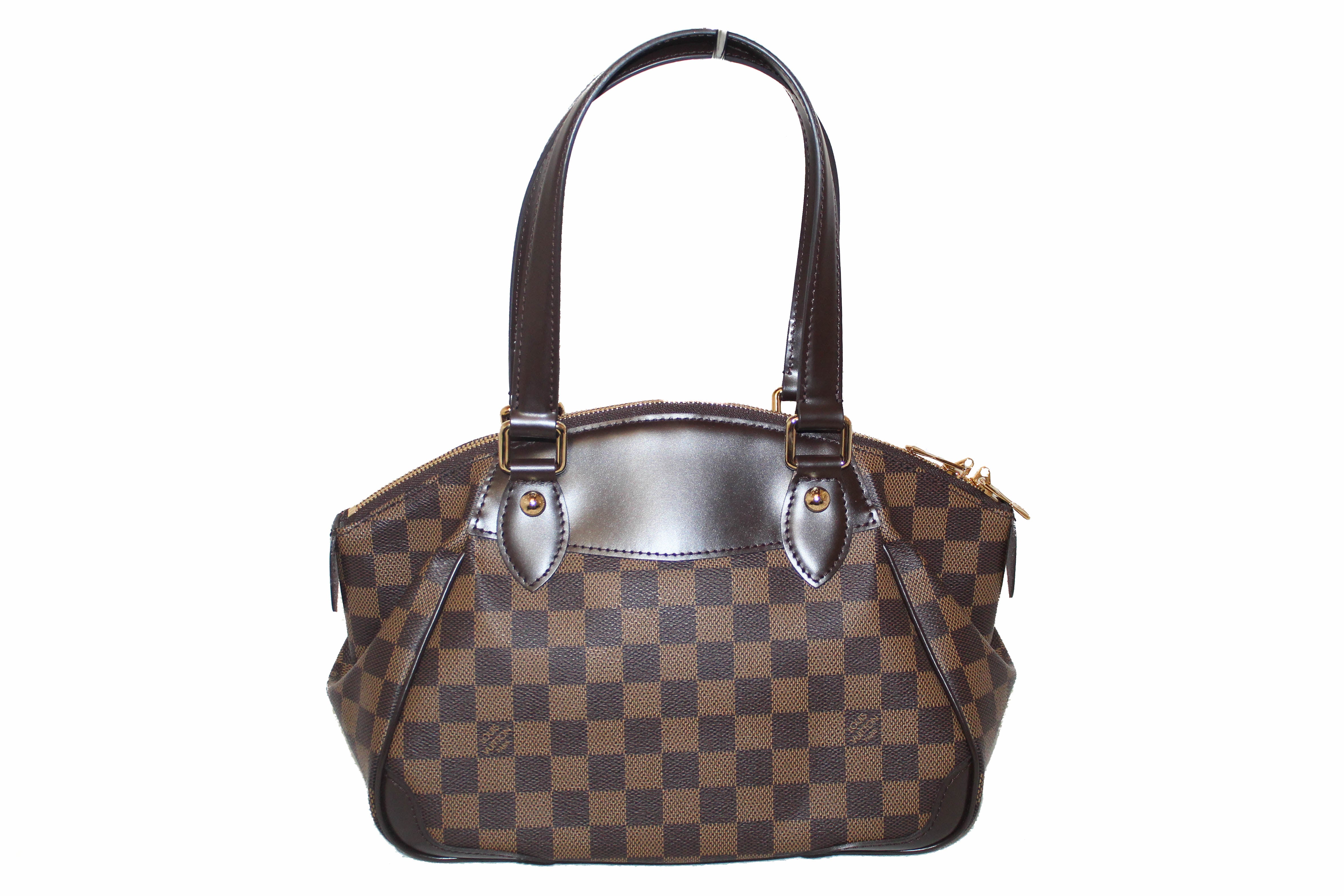 Authentic Louis Vuitton Damier Ebene Verona PM Handbag - Luxury Designer Crossbody Bag for Women, Perfect for Work, Travel & Everyday Use