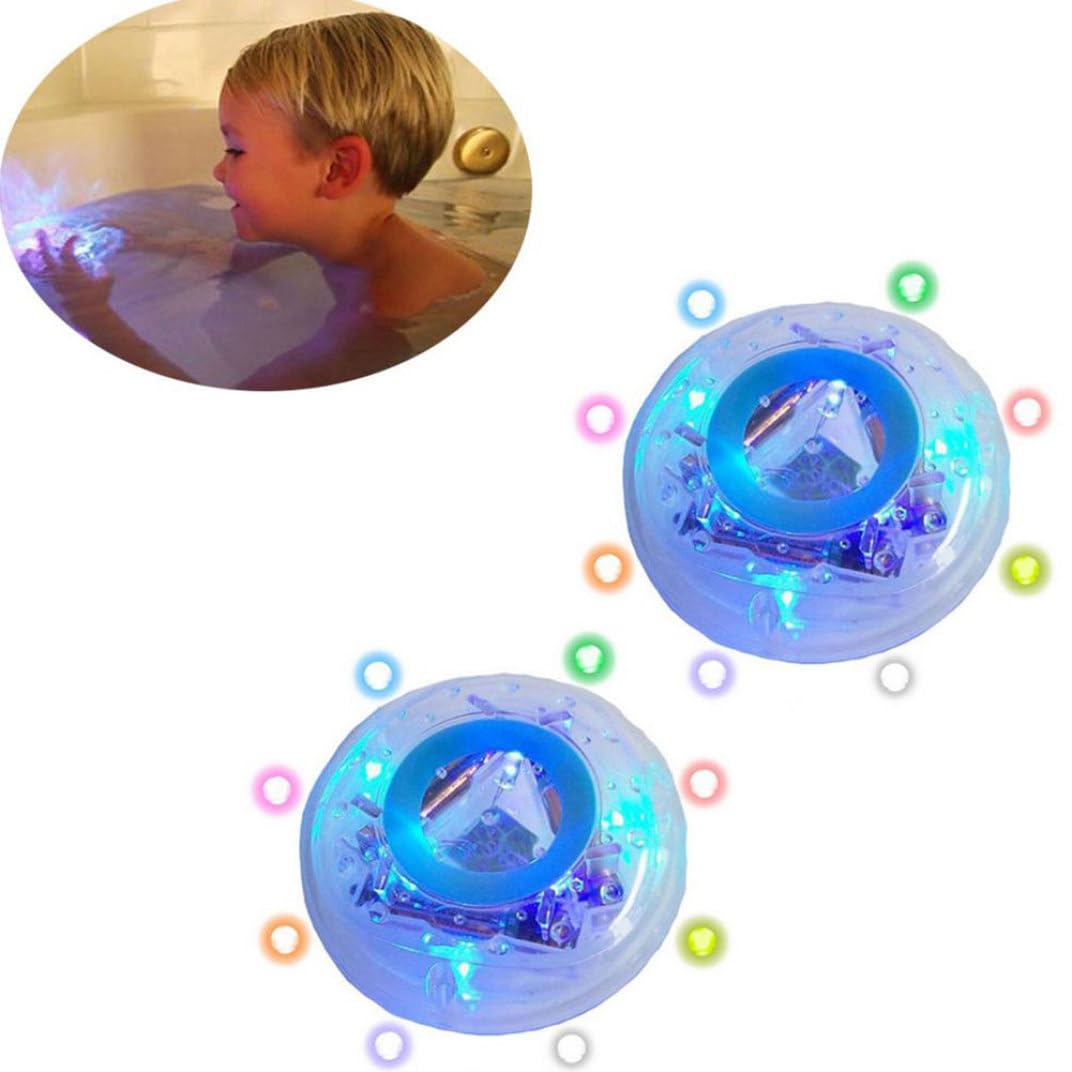 LED Flashing Floating Baby Bath Toys - No Battery Needed, Fun Light-Up Shower Toys for Infants & Toddlers - Perfect for Bathtub Playtime and Sensory Development