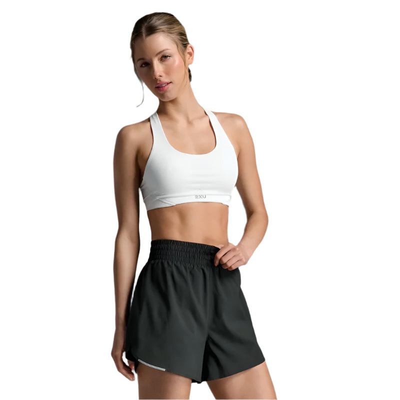 2XU Aero Mesh Medium Impact Sports Bra for Women - High Support Workout Top for Running, Yoga & Gym - Breathable & Comfortable Activewear