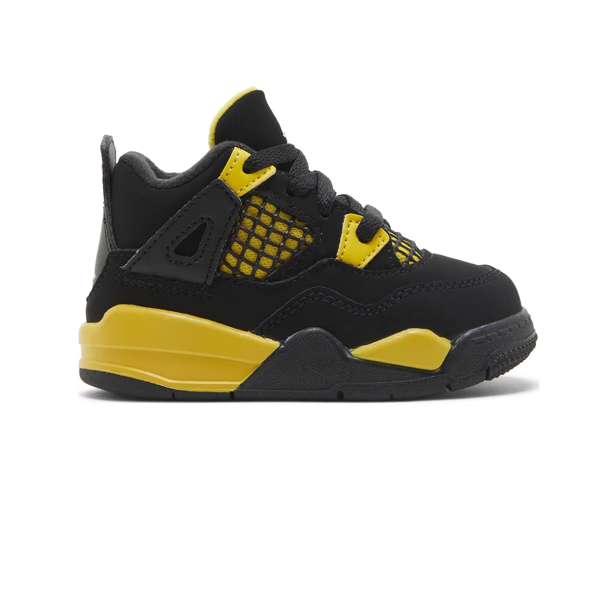 Air Jordan 4 Retro 'Yellow Thunder' TD Sneakers (2023) - Men's Basketball Shoes for Streetwear & Casual Style | Perfect for Sneaker Collectors & Fashion Enthusiasts