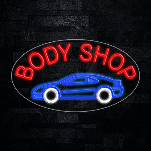 Custom LED Neon Sign for Body Shop - 28