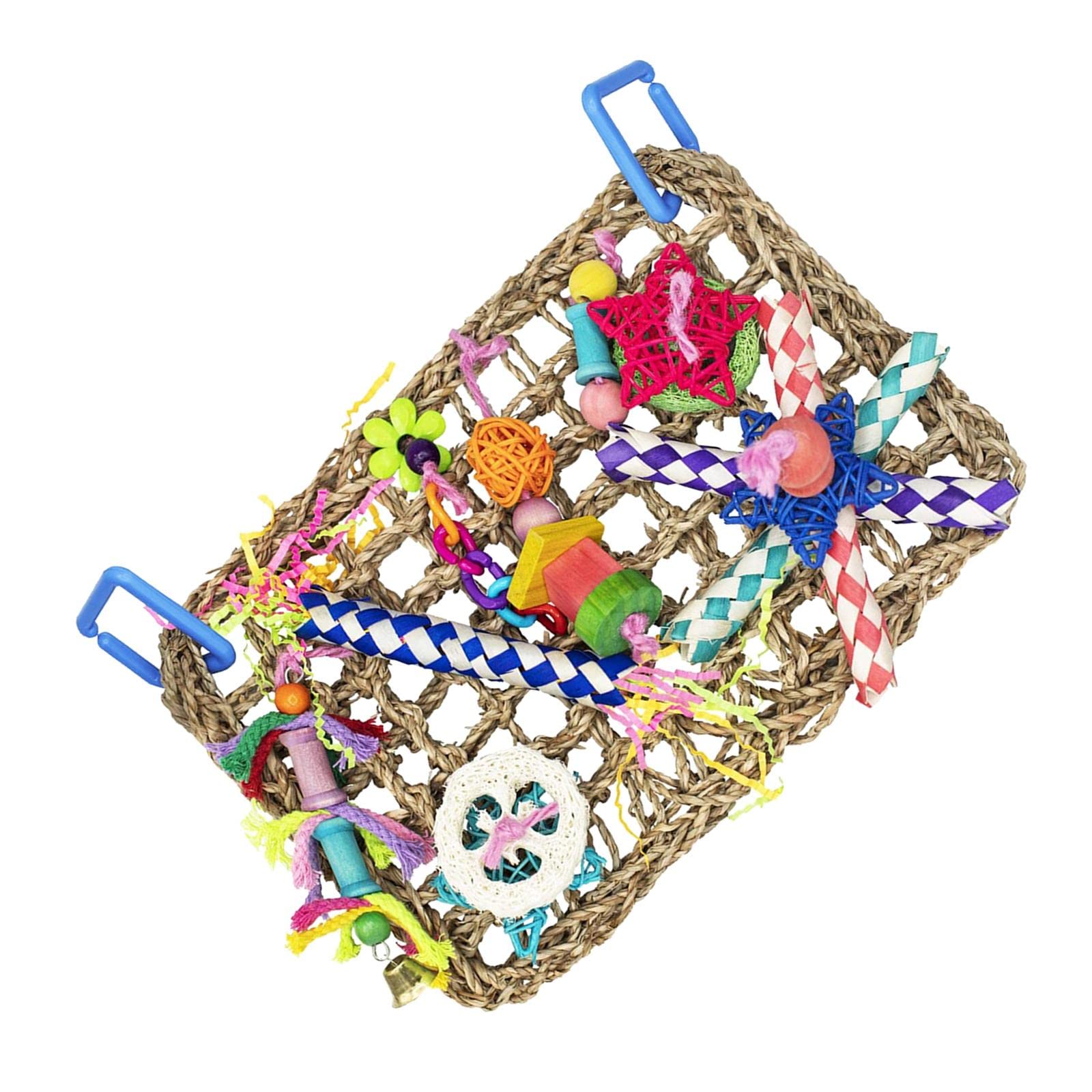 Colorful Parrot Chewing Toy - Interactive Foraging Wall Toy for Birds | Perfect for Mental Stimulation & Playtime
