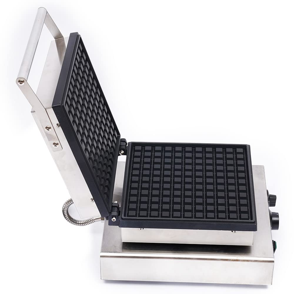 110V Commercial Electric Waffle Maker - 2000W Nonstick Bubble Waffle Machine for Baking Delicious Waffles, Pancakes & Desserts - Perfect for Breakfast, Cafes & Home Cooking