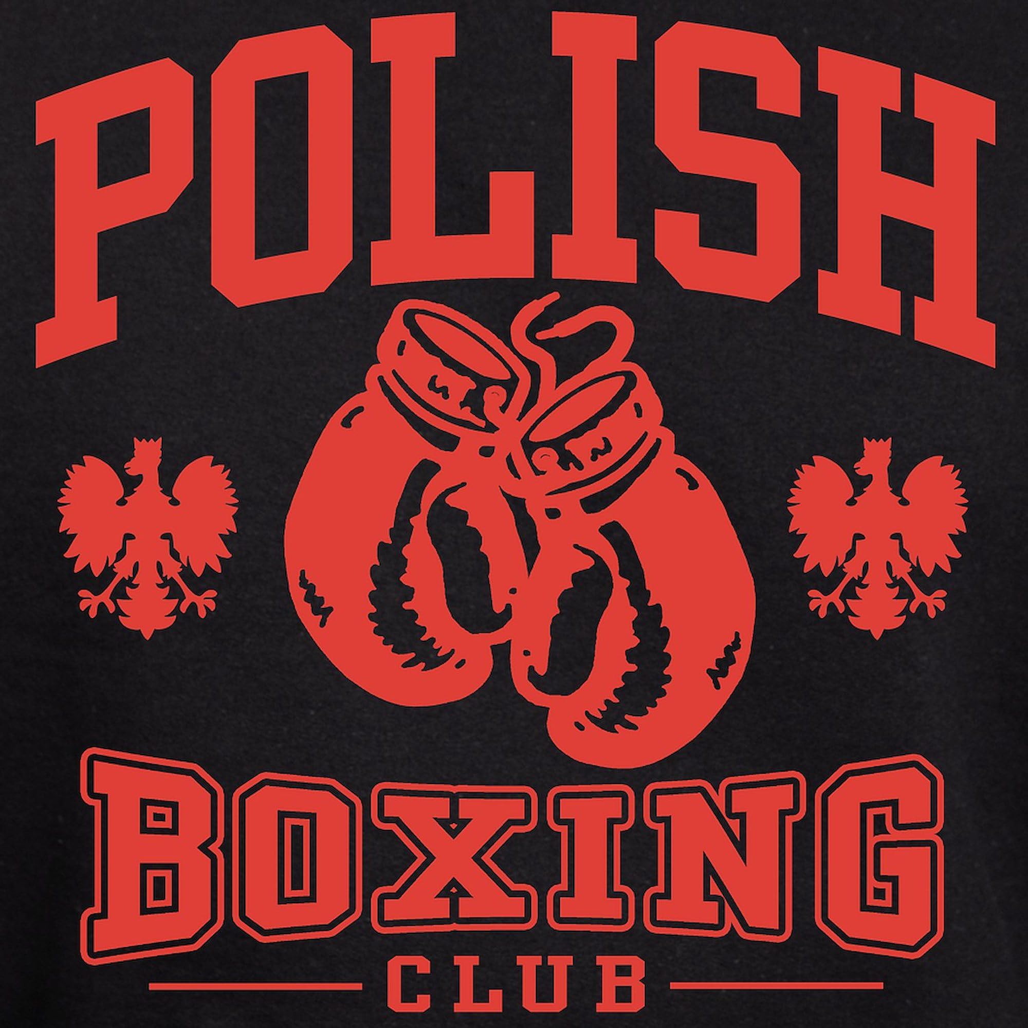 Polish Boxing Hoodie for Men - Dark Regular Fit Pullover Sweatshirt | CafePress | Perfect for Gym, Training & Casual Wear