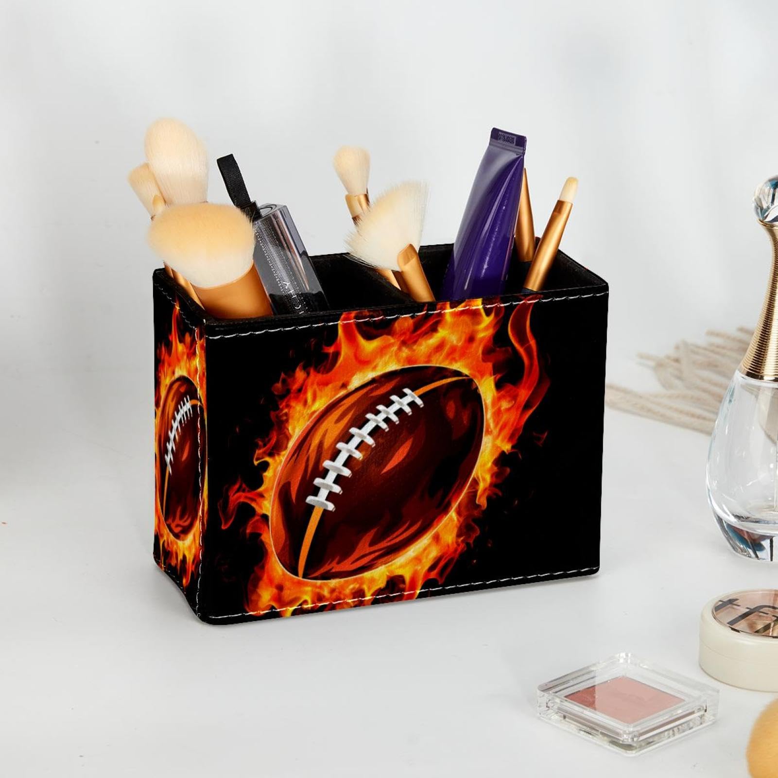 American Football Pen Holder for Desk - Stylish Pen Organizer & Desk Accessory - Perfect for Office, Home, and School Use