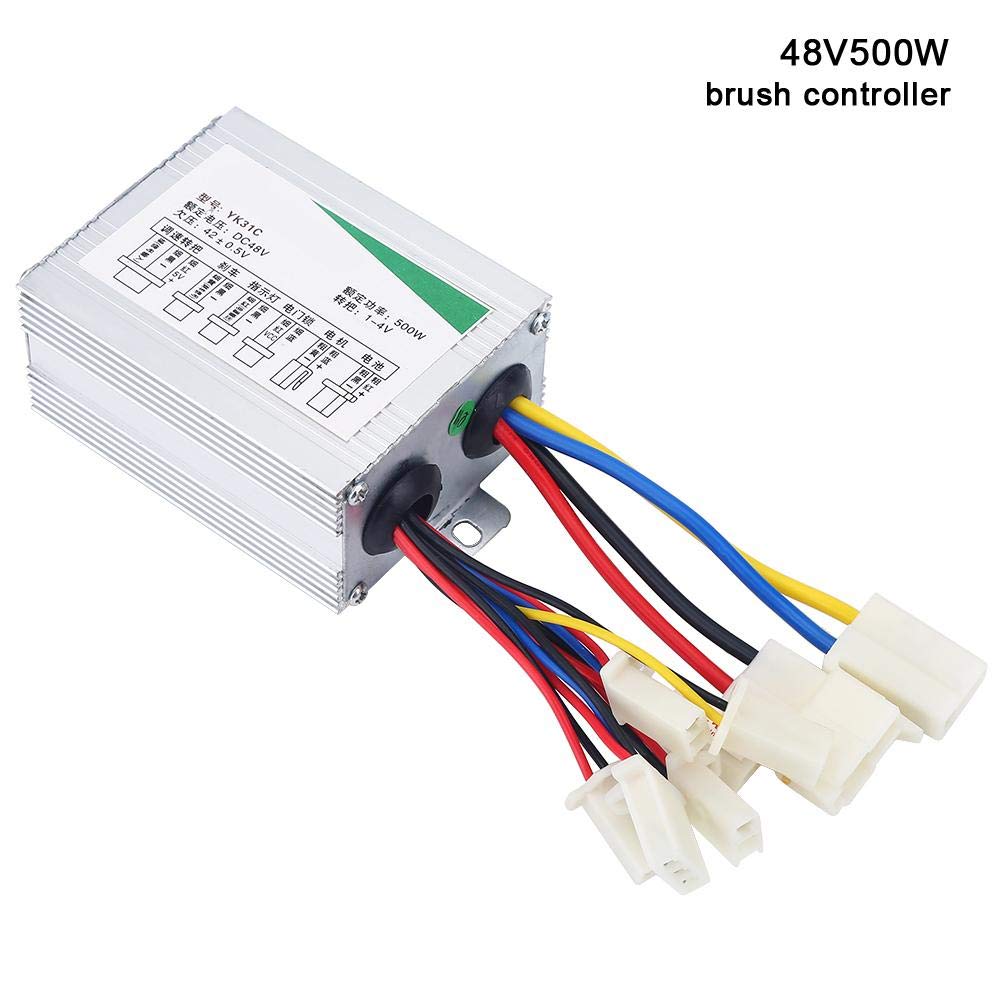 48V 500W Electric Scooter Speed Controller - Brushless Motor Controller for E-Bike, Motorcycle & Mobility Scooters | Perfect for Commuting, Off-Road Adventures & DIY Electric Vehicle Projects