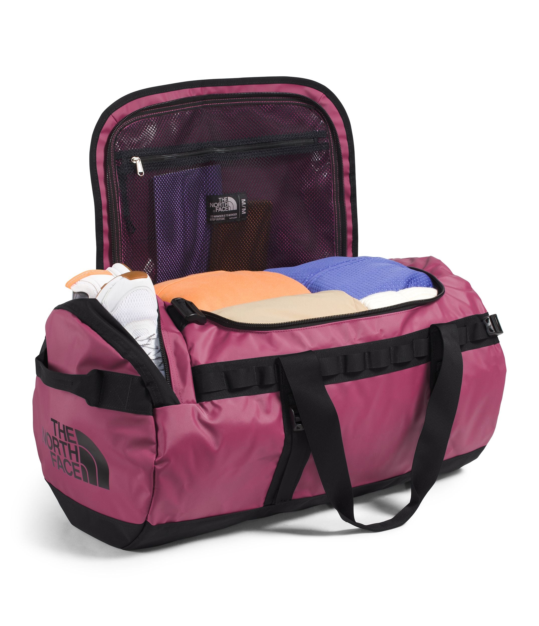 The North Face Base Camp Duffel Bag - Medium Size Travel Duffel for Camping, Hiking & Outdoor Adventures - Water-Resistant Gear Bag for Gym, Work & Weekend Trips