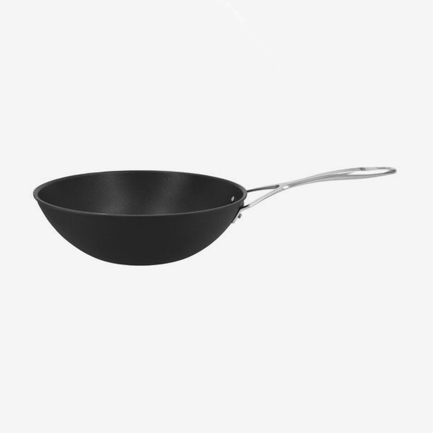 Demeyere Alupro 12-Inch Nonstick Wok Pan - Professional Aluminum Cookware for Stir Frying, Sautéing & Asian Cooking - Induction Compatible, Oven Safe to 500°F