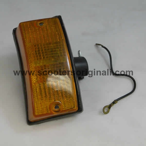 Vespa Left Front Turn Signal Unit - Compatible with PE, PX & Stella Models - Perfect for Scooter Safety & Style Upgrades