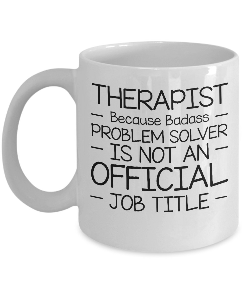 Funny Therapist Gifts for Mother's Day - Unique Humorous Presents for Problem Solvers | Perfect for Friend Gifts & Office Appreciation