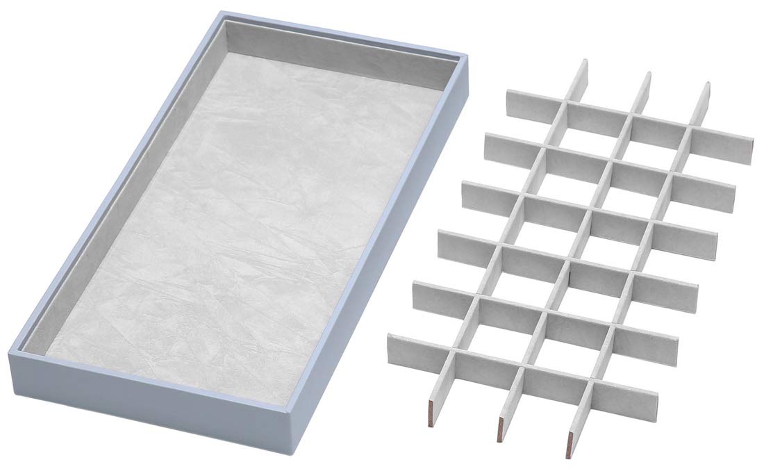 Stackable Jewelry Organizer Trays - 5-Piece Set for Necklaces, Rings, Earrings & Cosmetics | Closet, Dresser & Vanity Drawer Storage | Perfect for Travel, Home & Gift Giving