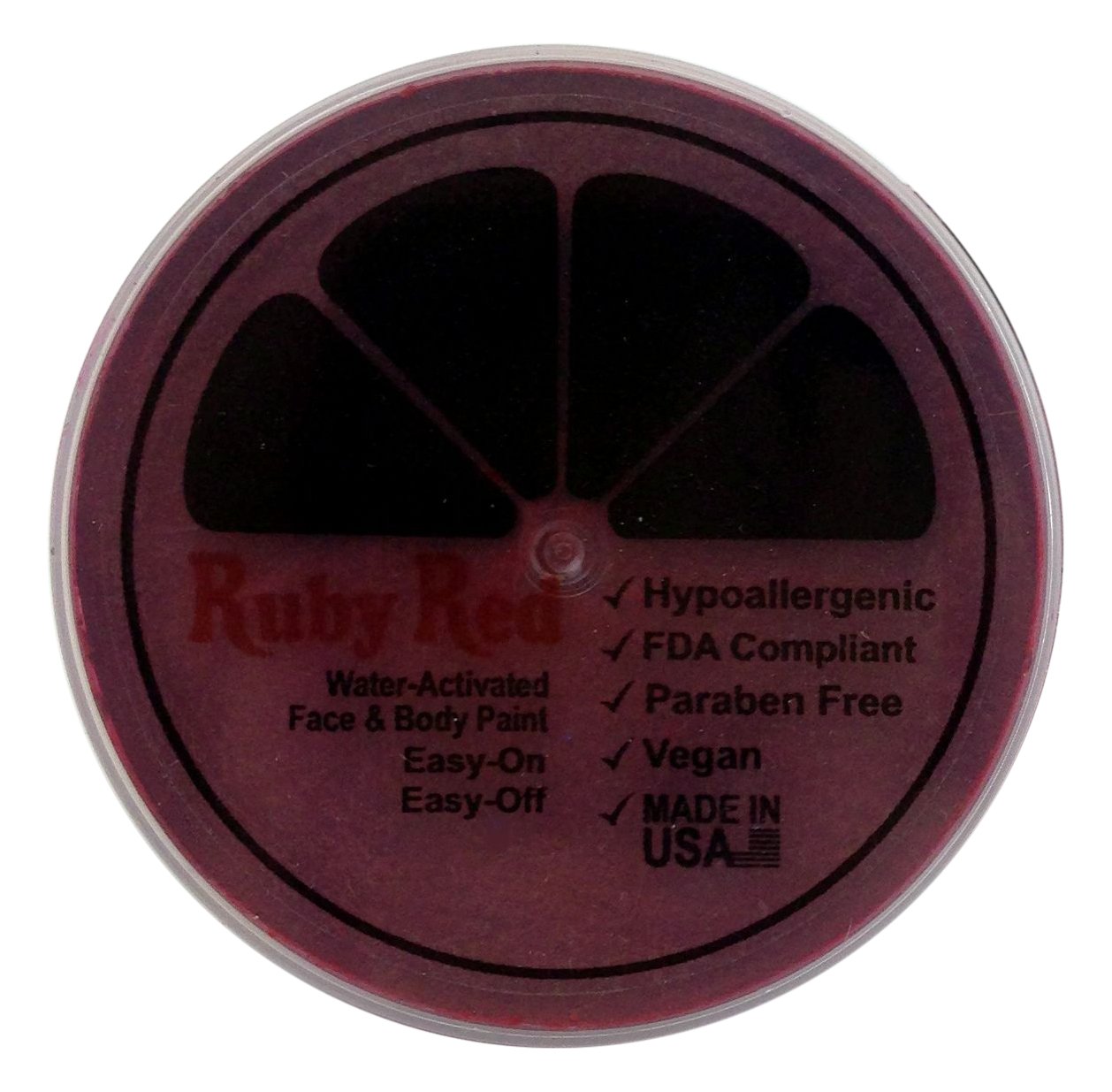 Professional Ruby Red Face Paint - 75ML Water-Based, Non-Toxic, Vibrant Color for Halloween, Cosplay & Body Art | Safe for Kids & Adults