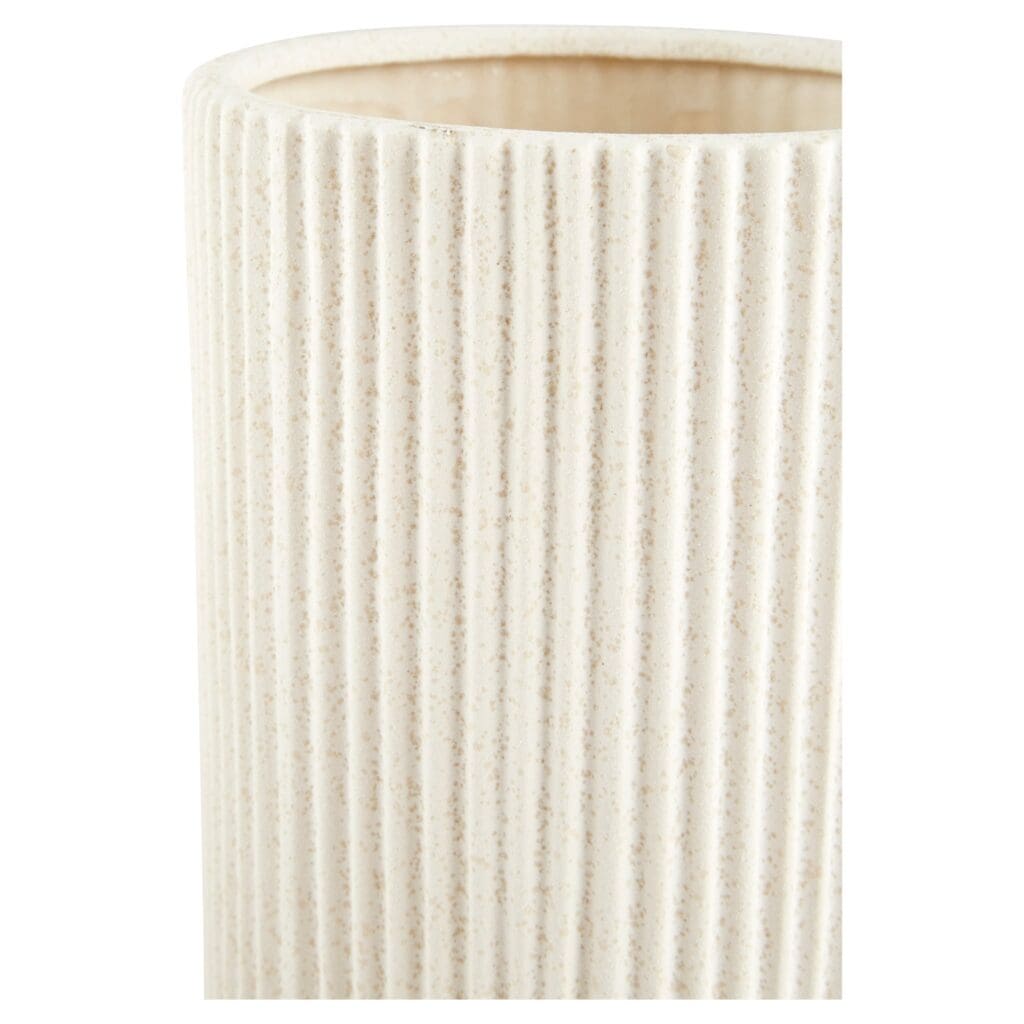 Cyan Design 11198 White Medium Harmonica Vase - Elegant Floral Centerpiece for Home Decor, Wedding & Tabletop Arrangements