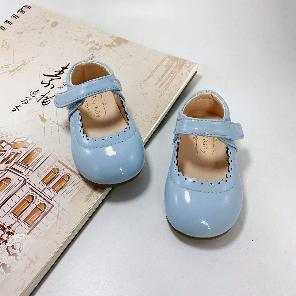 YIBLBOX Girls Ballet Flats - Mary Jane Princess Dress Shoes with Bowknot for Wedding, Party & Daily Wear | Comfortable Ballerina Shoes for Toddler to Big Kid