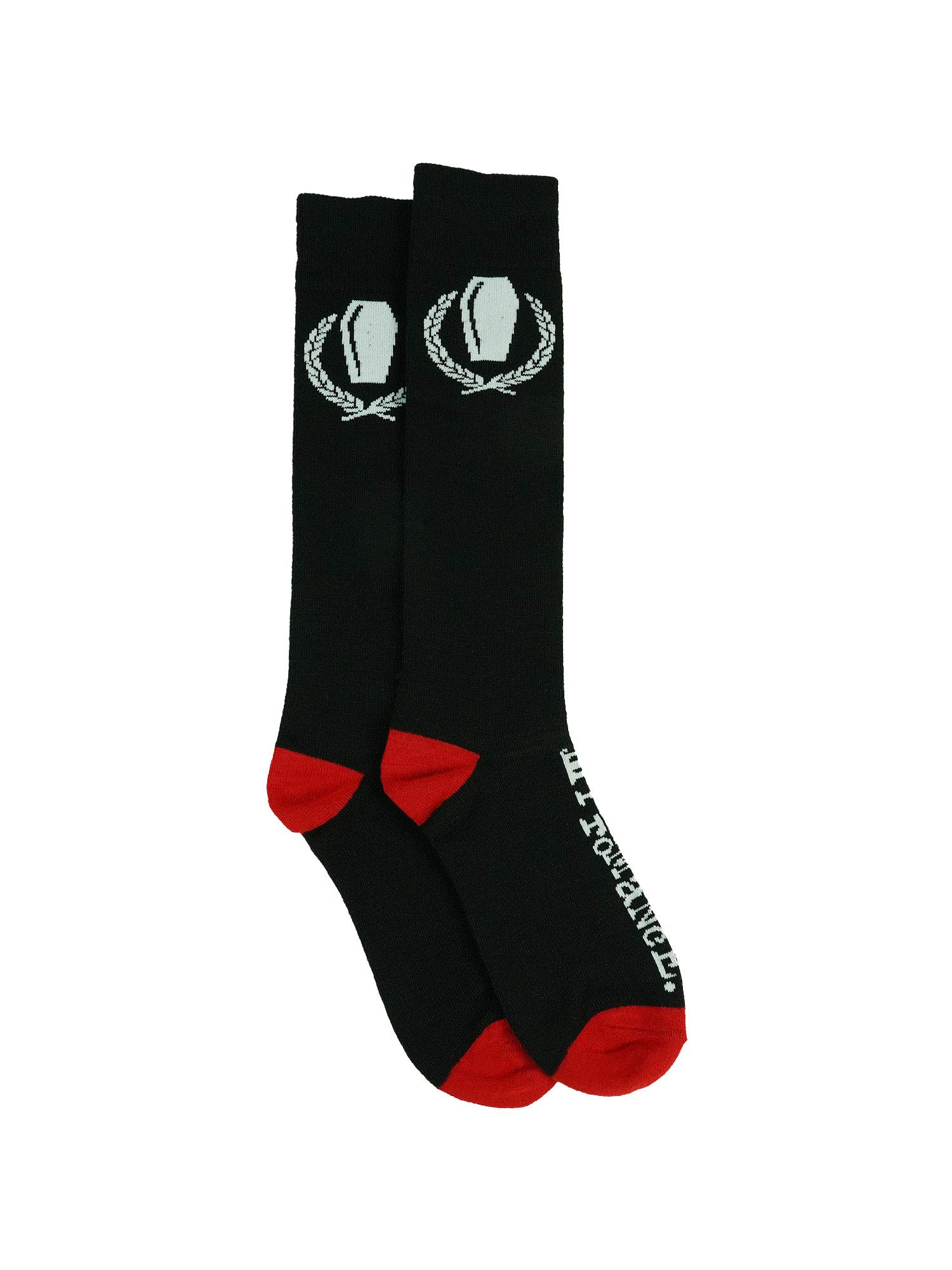 My Chemical Romance Women's Black Band Socks - Soft Cotton Crew Socks for Concerts, Gifts & Everyday Wear