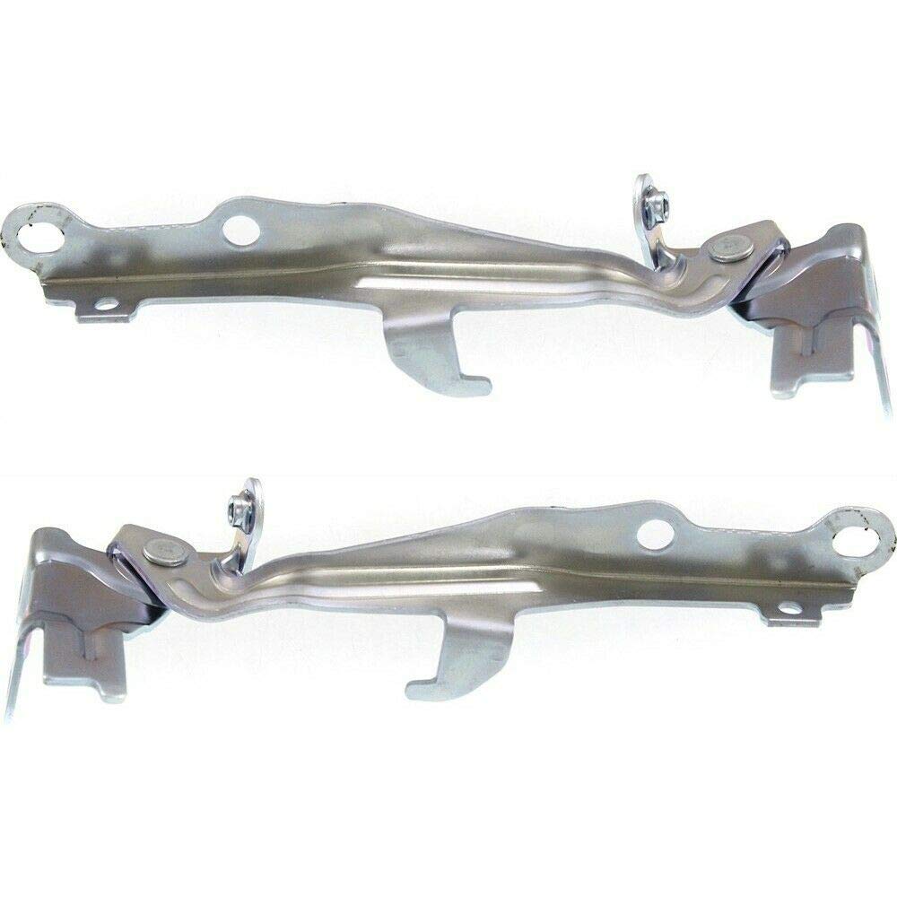 Replacement Hood Hinges Set of 2 - Left & Right Driver & Passenger Side for Toyota Venza - Durable Auto Parts for Smooth Hood Operation - Perfect for DIY Car Repairs & Maintenance