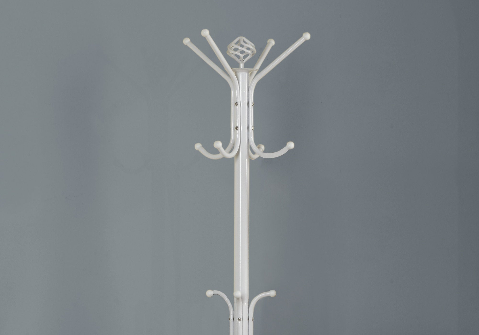 Stylish White Metal Coat Rack 70 Inches Tall - Perfect for Entryway, Bedroom & Closet Organization | Heavy Duty Hanging Storage for Jackets, Hats & Bags
