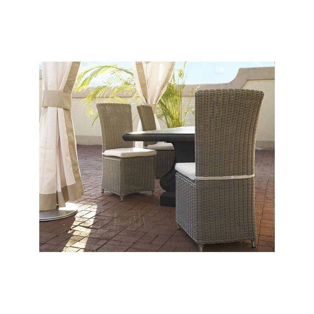 Padma's Plantation OL-NCO12-ECO Eco-Friendly Outdoor Ottoman - Waterproof Patio Furniture for Garden, Poolside & Deck Relaxation