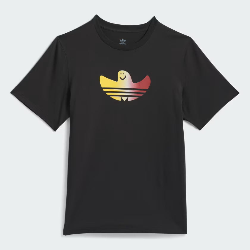 Adidas Shmoo Fill Tee - Black & Multicolor Graphic T-Shirt for Men | Comfortable Cotton Casual Wear for Street Style & Everyday Outfits
