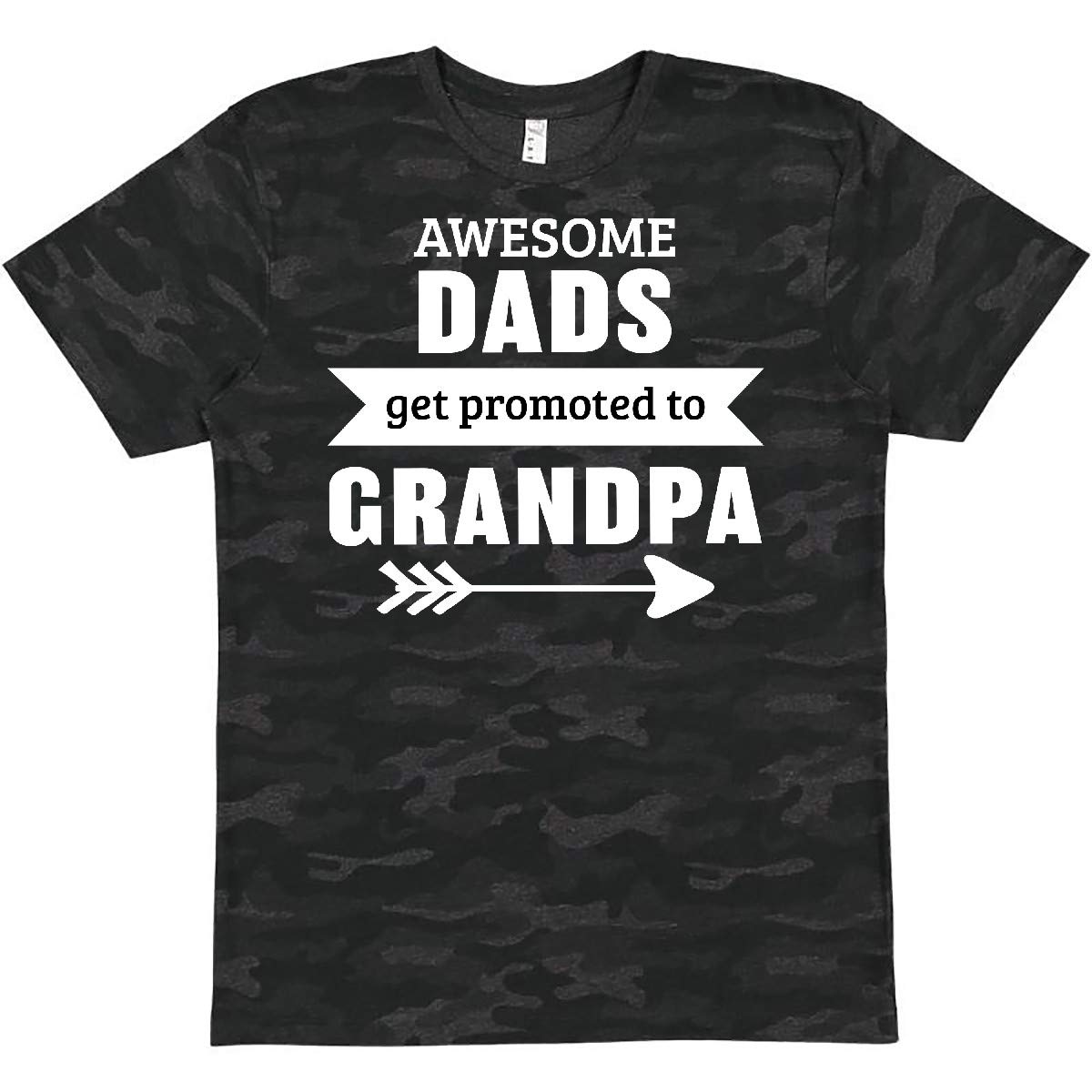 Awesome Dads Get Promoted to Grandpa T-Shirt | Funny Family Gift for Father's Day & Grandparents Day | Comfortable Cotton Tee for Casual Wear & Special Occasions
