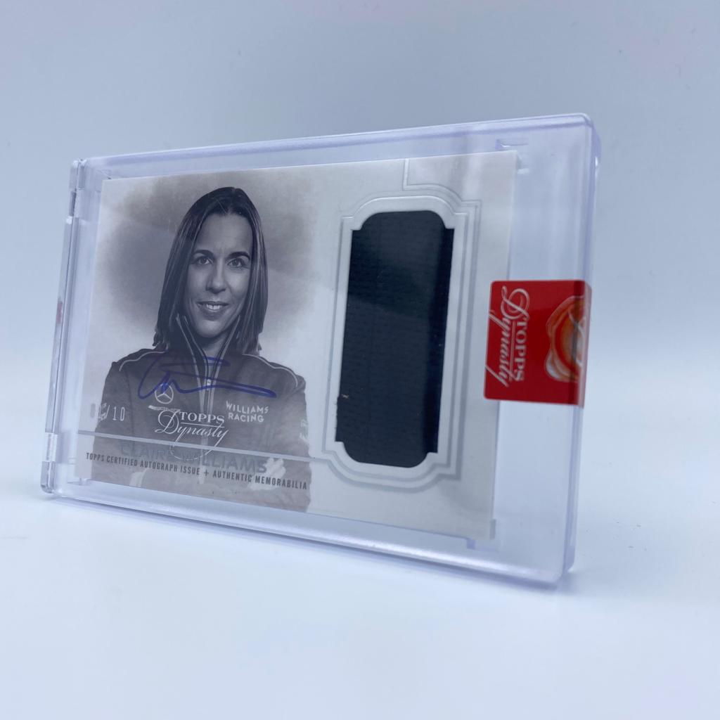 Claire Williams #DAP CWP Williams Racing Dynasty Autograph Patch - Perfect for F1 Collectors, Sports Memorabilia Displays, and Racing Enthusiasts